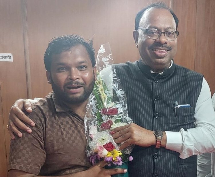 भाजपचे प्रदेशाध्यक्ष बावनकुळे यांनी केले नितीन काळे यांचे अभिनंदन!