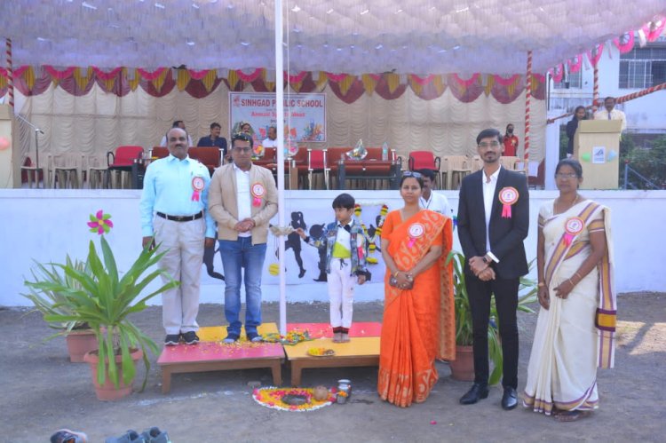 पंढरपूर सिंहगड पब्लिक स्कूल मध्ये क्रीडादिन उत्साहात साजरा