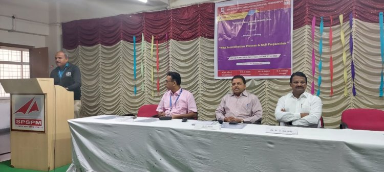 पंढरपूर सिंहगड मध्ये एन.बी.ए.संदर्भात दोन दिवशीय कार्यशाळा संपन्न