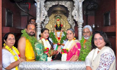 माघी एकादशी निमित्त श्री विठ्ठल-रुक्मिणीची नित्यपूजा संपन्न