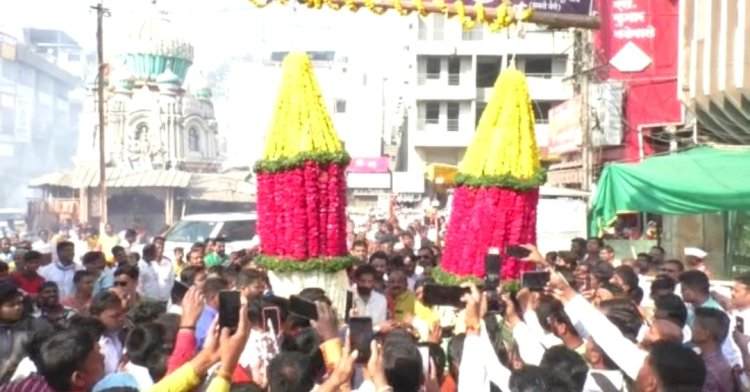 मनसे विद्यार्थी सेनेचे अध्यक्ष अमित ठाकरे यांचे पंढरपुरात जल्लोषात स्वागत