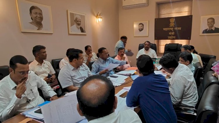 पंढरपूर एम.आय.डी.सी.कामाला गती द्या उद्योगमंत्री उदय सामंत यांचे निर्देश