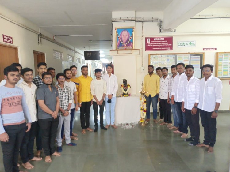 पंढरपूर सिंहगड मध्ये छञपती शिवाजी महाराज जयंतीनिमित्त सामाजिक उपक्रम