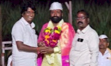 समाजसेवक संजयबाबा ननवरे मित्र परिवाराच्यावतीने नूतन सरपंच व सदस्यांचा केला सत्कर