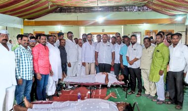 आ.समाधान आवताडे यांच्या वाढदिवसानिमित्त ३११ रक्तदात्यांचे रक्तदान