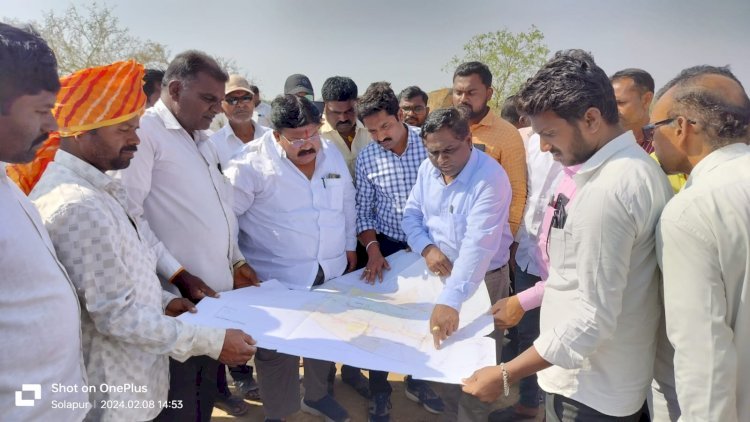 नरोटेवाडी पाणी प्रश्नासाठी राजू खरेंच्या हालचाली