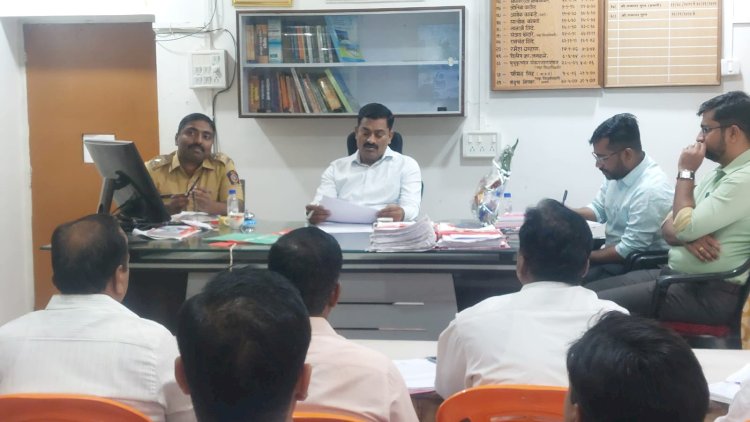 माघवारी कालावधीत शहरात पाणी पुरवठ्याचे योग्य नियोजन करावे - प्रांताधिकारी बी.आर माळी