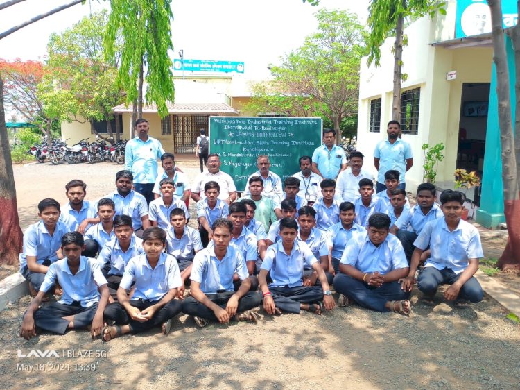 वसंतराव काळे आय टी आय च्या प्रशिक्षणार्थीची एल अँड टी कंपनीत निवड