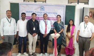 स्वेरीतील इलेक्ट्रिकल इंजिनिअरिंगच्या अंतिम वर्षातील विद्यार्थ्यांना निरोप