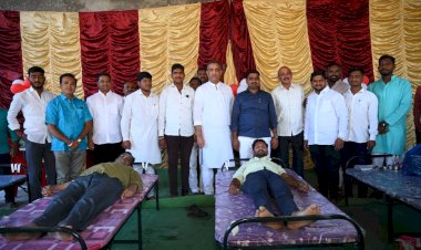 युवा नेते प्रणव परिचारक यांच्या वाढदिवसानिमित्त रक्तदान महासंकल्प शिबीर संपन्न