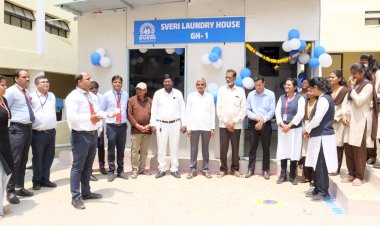 स्वेरीच्या वसतिगृहांना हायर स्मार्ट सोल्युशन तर्फे ४० वॉशिंग मशीन्स भेट