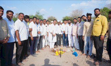 करकंब येथील धाकटी वेस बंधाऱ्याच्या पुलाचे आ.अभिजीत पाटील यांच्या हस्ते उद्घाटन