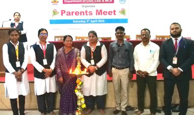 स्वेरीत सिव्हील इंजिनिअरिंग,कॉम्प्युटर सायन्स व एमसीए या विभागांचा पालक मेळावा संपन्न