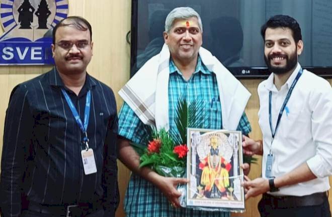 स्वेरीच्या संशोधन विभागाला दिली आय.आय.टी., तिरुपतीच्या डॉ.अरुण तंगीराला यांनी सदिच्छा भेट