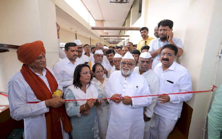 टोकन दर्शन प्रणालीची प्रथम चाचणीचा समारंभ संपन्न - अध्यक्ष गहिनीनाथ महाराज औसेकर यांची माहिती.