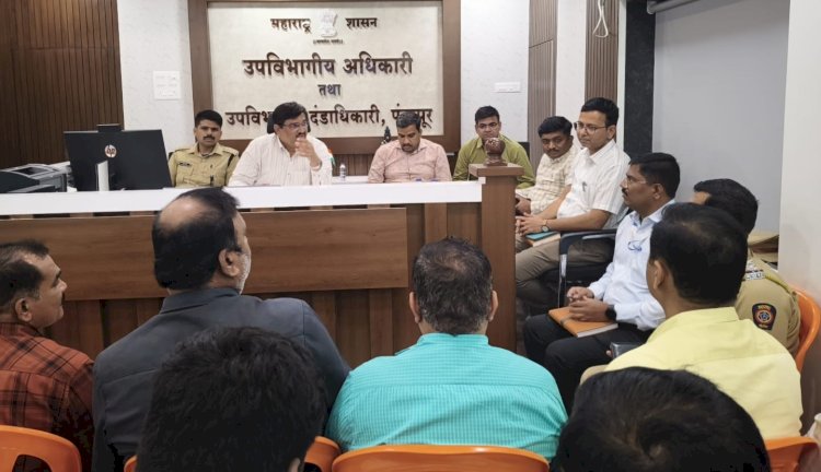 कार्तिक यात्रा कालावधीत भाविकांच्या सुरक्षा व स्वच्छतेला प्राधान्य : प्रांताधिकारी सचिन इथापे