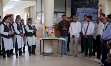 स्वेरीत महात्मा फुले यांची १९९ वी जयंती साजरी