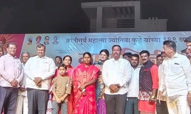 भाळवणी येथे क्रांतीसुर्य महात्मा फुले व डॉ.बाबासाहेब आंबेडकर यांच्या जयंतीनिमित्त  "माय मिनिस्टर खेळ पैठणीचा" कार्यक्रमांचे आयोजन ; महिलांचा उत्स्फूर्त प्रतिसाद 