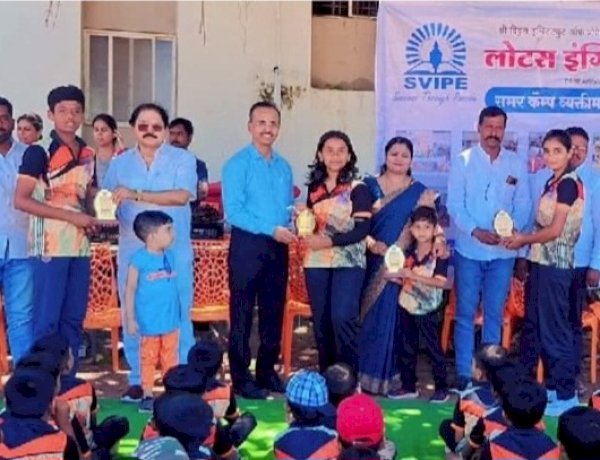 लोटस इंग्लिश स्कूलमध्ये 'व्यक्तिमत्व विकास शिबिर' उत्साहात संपन्न ;विद्यार्थ्यांच्या सुप्त गुणांना मिळाला वाव