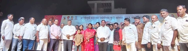 भाळवणी येथे क्रांतीसुर्य महात्मा फुले व डॉ.बाबासाहेब आंबेडकर यांच्या जयंतीनिमित्त  "माय मिनिस्टर खेळ पैठणीचा" कार्यक्रमांचे आयोजन ; महिलांचा उत्स्फूर्त प्रतिसाद 