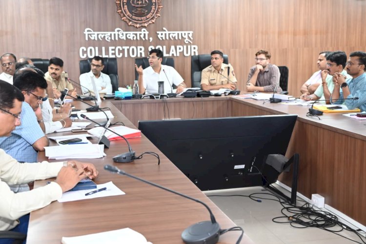 आषाढी वारी - जिल्ह्यात पालखी सोहळे, वारकरी येण्यापूर्वीच सर्व सुविधा पूर्ण कराव्यात - जिल्हाधिकारी एस. कार्तीकेयन 