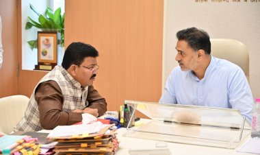 मंत्री योगेश कदम यांची आमदार राजू खरे यांनी घेतली भेट;मतदार संघातील विविध प्रश्नांवर केली चर्चा
