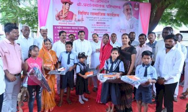 नारायण चिंचोलीत मा.आ.प्रशांतराव परिचारक यांचा वाढदिवस विविध विधायक उपक्रमांनी साजरा  