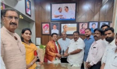 प्रदेशाध्यक्ष शशिकांत शिंदे यांची नागेश फाटे यांच्या कार्यालयास सदिच्छा भेट