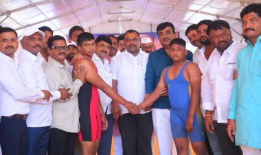 सरकोली येथे जिल्हास्तरीय कुस्ती स्पर्धेचे आयोजन : ८० जणांची विभागीय कुस्ती स्पर्धेसाठी निवड