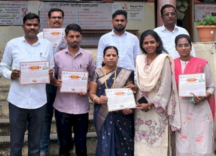 पित्याच्या मदतीला धावतेय कन्या ; प्रा.सौ.पूजा रोंगे-भोसले यांनी साधला खानापूर तालुक्यातील शिक्षकांशी संवाद