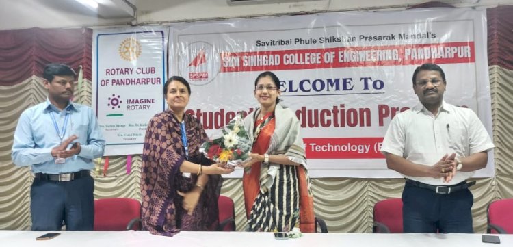 पंढरपूर सिंहगड काॅलेज मध्ये "ताण-तणाव व्यवस्थापन" याविषयावर व्याख्यान संपन्न