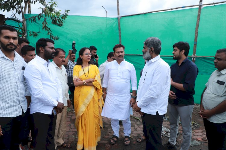 खा.सुप्रिया सुळे यांचा पंढरपूर मंगळवेढा दौरा