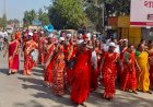 पंढरपुरात निघाला अंगणवाडी सेविकांचा मोर्चा.