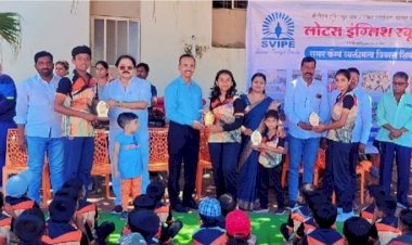 लोटस इंग्लिश स्कूलमध्ये 'व्यक्तिमत्व विकास शिबिर' उत्साहात संपन्न ;विद्यार्थ्यांच्या सुप्त गुणांना मिळाला वाव