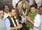 सार्वजनिक आरोग्यमंत्री प्रकाश आबिटकर यांनी घेतले श्री विठ्ठल-रुक्मिणीचे दर्शन