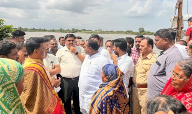 चंद्रभागेला पूर; आमदार समाधान आवताडे यांनी घेतला पूरजन्य परिस्थितीचा आढावा