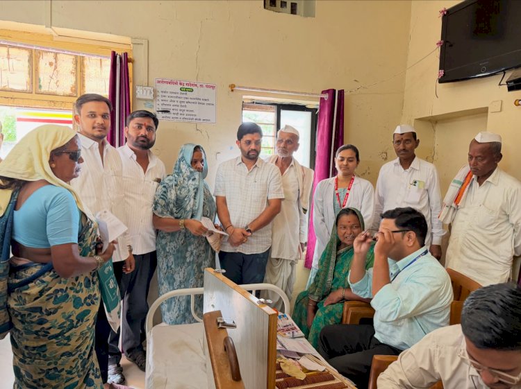 मोतीबिंदूमुक्त पंढरपूर तालुक्यासाठी यंदा दहा हजारापर्यंत नेत्र शस्त्रक्रिया - प्रणव परिचारक. 